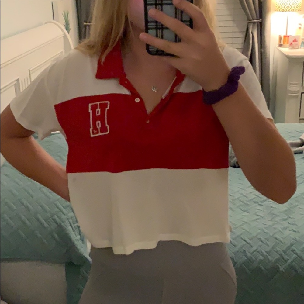 hollister polo tee